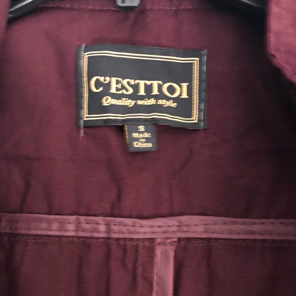 Brand new maroon jacket - Picture 2 of 3